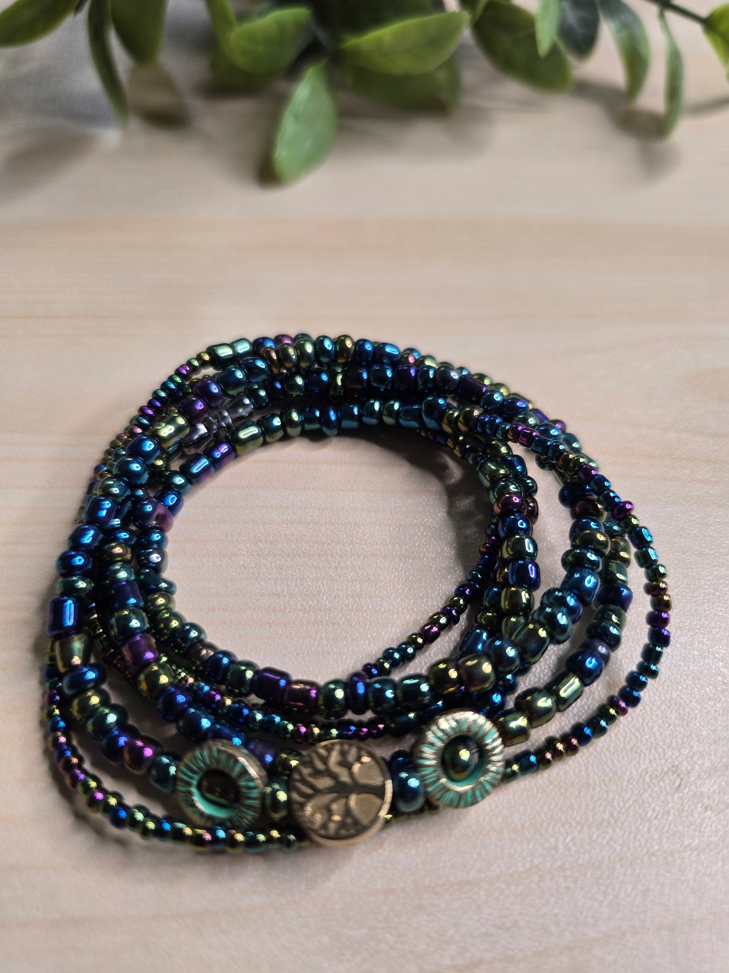 IRIDESCENT TREE Waist Bead