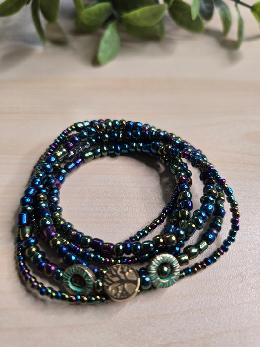 IRIDESCENT TREE Waist Bead