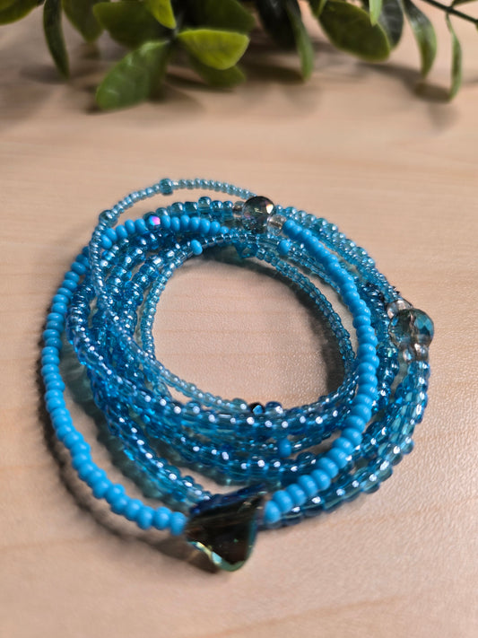 Santorini Blue Waist Bead